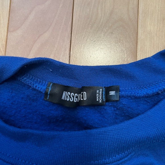 Missguided Vibrant Blue Crewneck Sweater - Picture 4 of 4